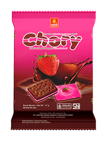 UBM Chory Biscuit Cream Strawberry 180g