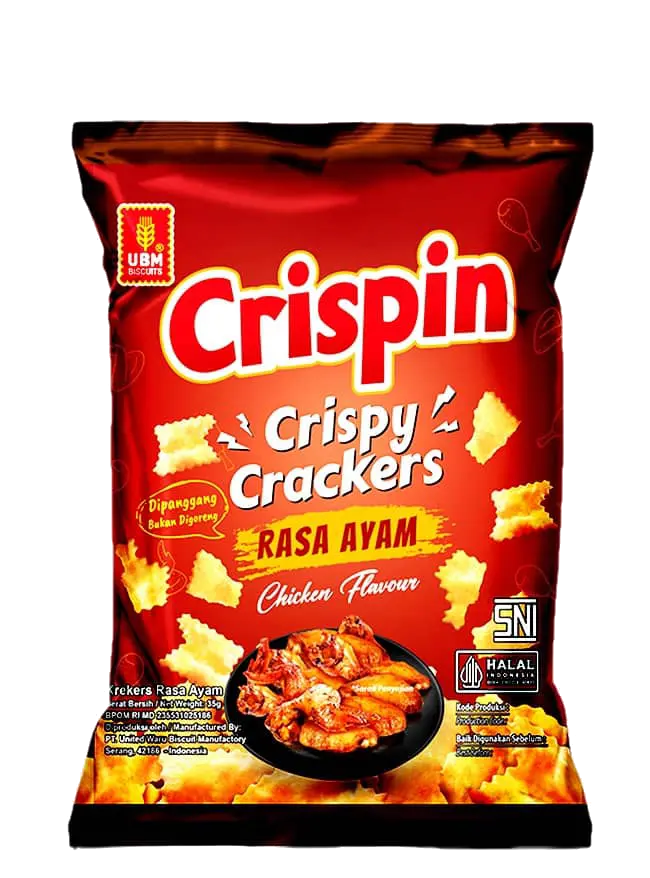 UBM Crispin Crispy Crackers Ayam 35g